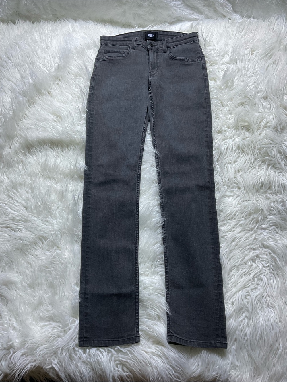 Paige Lennox Slim Jeans in Grey Mountain